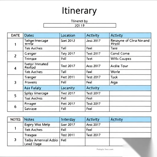 How to Create a Travel Itinerary Table? A Simple Solution for Planning Your Trip–智穹界JourneyLink How to Create a Travel Itinerary Table? A Simple Solution for Planning Your Trip–智穹界JourneyLink