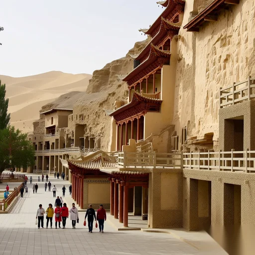 How to Explore Mogao Caves Ancient Town: A Step-by-Step Travel Guide–智穹界JourneyLink